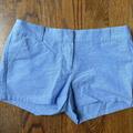 J. Crew Shorts | J.Crew Shorts Size 6, Light Blue Chambray Cotton, Short 3” Inseam Pockets | Color: Blue/White | Size: 6