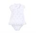 Ralph Lauren Dresses | Girls' Ruffled & Embroidered White Polo Dress Size 3m | Color: White | Size: 0-3mb