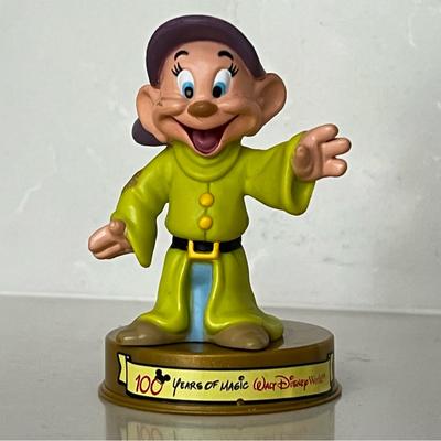 Disney Toys | 5/$20 Mcdonald's Happy Meal Toy Disney 100 Years Of Magic Dopey 2002 | Color: Green/Purple | Size: Happy Meal Toy Size