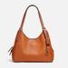 Coach Bags | Coach Lori Soft Pebble Leather Shoulder Bag Canyon / Orange + Brown | Color: Brown/Orange | Size: Os