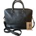 Burberry Bags | Burberry Crest Ainsworth Smooth Embossed Leather Briefcase Bag Shoulder Strap | Color: Black | Size: Os