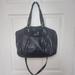 Coach Bags | Coach Ashley Carryall Black Leather F20104 Pleated Shoulder Bag Crossbody Strap | Color: Black | Size: Os