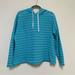 Columbia Tops | Columbia Pfg Terry Hooded Sweatshirt L Blue | Color: Blue/White | Size: L