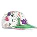 Gucci Accessories | Gucci Silk Floral Hat With Green Reflective Brim Retail $755 Size L 59cm | Color: Green/White | Size: Os