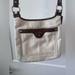 Coach Bags | Authentic Coach Penelope Oat W/Brown Snakeskin Trim Leather Crossbody Bag Euc | Color: Brown/White | Size: Os