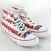 Converse Shoes | Converse Ct All Star Studded High-Tops 'Americana' Sz 7.5 Us Wmn 5.5 Men | Color: Red/White | Size: 7.5