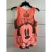 Disney Tops | Disney Store Minnie Mouse Racerback Tank Top Shirt Size Xs Gold Glitter Accents | Color: Gold/Tan | Size: Xs