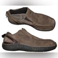 Adidas Shoes | Adidas Mens Sz 6.5 M 39.5 Brown Suede Leather Loafers Comfort Walking Shoes | Color: Brown | Size: 6.5