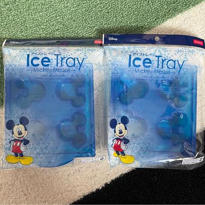 Disney Kitchen | Disney X Daiso Mickey Mouse Figural Ice Mold Tray | Color: Blue | Size: Os
