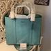 Coach Bags | Coach Hudson Double Handle Tote | Color: Blue/Green | Size: Os