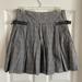 Anthropologie Skirts | Fei (Anthropologie) Plaid Pleated Skirt W/ Pockets. Blue/Gray, Size 2. | Color: Blue/Gray | Size: 2