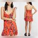 Free People Dresses | Free People Happy Heart Mini Dress. Women’s Size Large. | Color: Red | Size: L