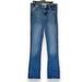 Free People Jeans | Free People Skinny Jeans Slim Frayed Hem Denim Bohemian Size 26 Mid Rise | Color: Blue | Size: 26