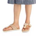 Coach Shoes | - Nwt Coach Women's Hollie Cozy T-Strap Slippers | Color: Gold | Size: 7.5