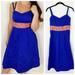 Anthropologie Dresses | Anthropologie Edme & Esyllte Graphical Sleeveless Tie Back Dress Blue, Size 2 | Color: Blue | Size: 2