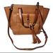 Dooney & Bourke Bags | Beautiful Dooney & Bourke Pebbled Leather Satchel Bag Purse Tote Large Euc | Color: Brown | Size: Os