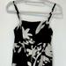 Nine West Skirts | Black Tiered Maxi Length Sundress With White Floral Pattern | Color: Black/White | Size: Xs