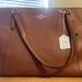 Coach Bags | Coach Brown Pebble Leather Large Tote W Outside Pockets | Color: Brown | Size: Os