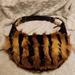Gucci Bags | Gucci Fox Fur Gold Bamboo Leather Bag | Color: Brown/Tan | Size: Os