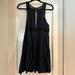 Free People Dresses | Free People Navy And Black Dress, Size 6 | Color: Black/Blue | Size: 6