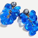 J. Crew Jewelry | J. Crew Sparkly Sapphire Blue Crystal Drop Earrings | Color: Blue | Size: Os