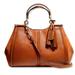 Coach Bags | Authentic Coach Madison Caroline Satchel In Buffalo Embossed Leather | Color: Gold/Orange | Size: Os