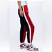 Polo By Ralph Lauren Pants & Jumpsuits | New ! Nwt Polo Ralph Lauren Colorblock Joggers Red/Black Size M | Color: Black/Red | Size: M