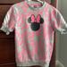 Disney Shirts & Tops | Adidas Minnie Mouse Short Sleeve Sweatshirt | Color: Gray | Size: 3tg