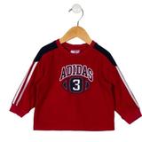 Adidas Shirts & Tops | Adidas Originals Kids Toddler Long Sleeve Fleece Crew Neck Sweatshirt Size 18m | Color: Blue/Red | Size: 18mb