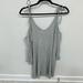 American Eagle Outfitters Dresses | American Eagle Outfitters Soft And Sexy Plush Cold Shoulder Sweater Dress, Med. | Color: Gray | Size: M