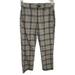 American Eagle Outfitters Pants & Jumpsuits | American Eagle Pants Womens Size 0 Short Trouser Stretch Black Plaid Office | Color: Black | Size: 0