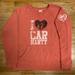 Carhartt Tops | Carhartt I Love Heart Womens Sweatshirt Spell Out Logo Crewneck Pullover Sz Xl | Color: Red | Size: Xl