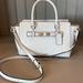 Coach Bags | Coach Blake White Pebbled Leather Satchel Crossbody New! | Color: White | Size: Os