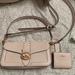 Coach Bags | Coach Georgie Tabby Cream And Wallet | Color: Cream | Size: Os