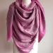 Gucci Accessories | Gucci Wool Silk Gg Scarf | Color: Pink/Silver | Size: Os