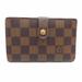 Louis Vuitton Accessories | Louis Vuitton Portefeuille Viennois Women's Bifold Wallet N61674 Damier Ebene... | Color: Brown | Size: Os