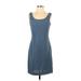 Joseph Ribkoff Casual Dress - Sheath: Blue Solid Dresses - Women's Size 4