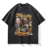 Paul Walker Print t-shirt Actor Walker IV Fast & Furious top Tees t-shirt oversize manica corta