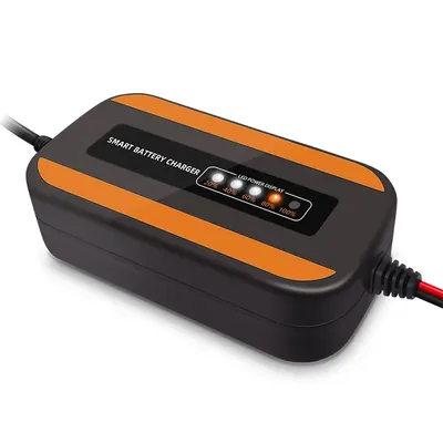 Smart Fast Auto Batterie Ladegerät LCD Display 12V 3A Automotive Batterie Ladegerät Blei-Säure Batterie Ladegerät FürMotorrad