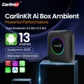 Carlinkit Android 13 Tv Box LED 8 + 128GB CarPlay Wireless Android Auto Wireless Adapter supporto