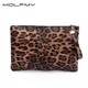 Leopard Women's Clutches envelope clutch bags Ladies Evening Party Bags High quality PU leather