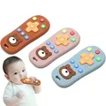 1Pc Animal Silicone Baby Teething Toy Teethers for Babies 6-12 Months Remote Control Shape Teething