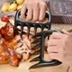 Bear Claw Meat Separator Meat Fork Shredder Barbecue Handle Kitchen Food Fork Slicer BBQ Grill Meat