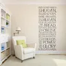 The Lord's Prayer Bible King James Matthew Quote Wall Sticker Bedroom Kitchen Bible Verse Quote Wall