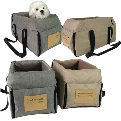 Travel Cat Dog Bed Transport Portable Car Central Safety Pet Seat Cat Dog Carrier Protector For medium/small Dog Bag Accessorie