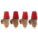 Brass Safety Valve Drain Relief Switch For Solar Water Heater Inner & Outer Wire Brass Safety Valve