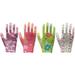 Hxoliqit Gloves Gardening Labor Gloves Wear Multi Color Work Gloves Printing Coating Gloves Daily tools Furnishing accessories Home essentials Utility tool