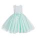 Ekidsbridal Lace Organza Flower Girl Dress Princess Gown for Toddlers Birthday Party Pageant Ballroom Dance 186 M