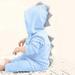 eczipvz Baby Girl Clothes Baby Boys Romper Dinosaur Jumpsuit Toddler Hoodie Clothes Girls Zip Girls Outfits&Set New Born (Blue 18 Months)