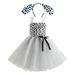 EHQJNJ Baby Girl Outfit Fall 3-6 Months Child Girls Dot Prints Dress Party Gown Princess Dresses Grey Plaid Baby Outfit Girl Baby Boy Outfits 18-24 Months Clearance